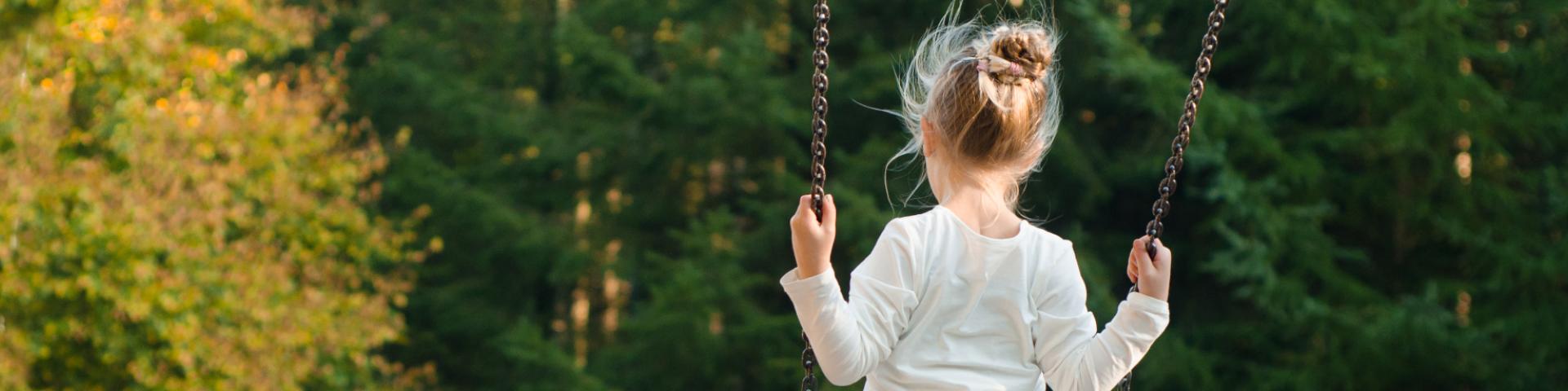 Girl on a swing