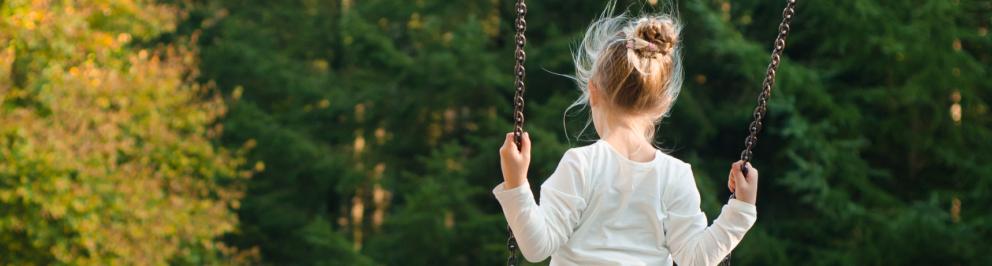 Girl on a swing